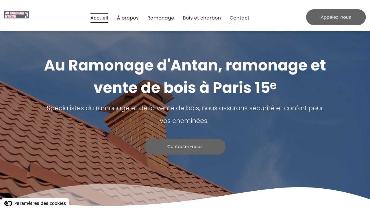 Capture du site de Au Ramonage d’Antan