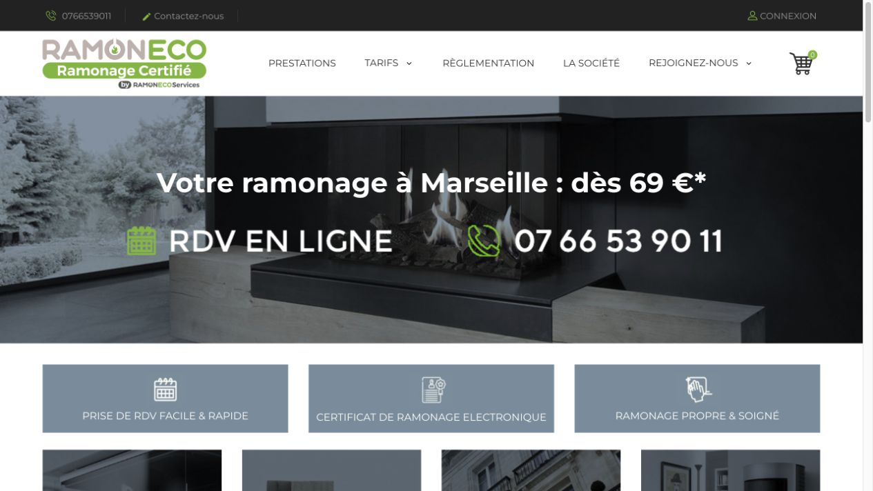 Capture du site de Ramonéco Services