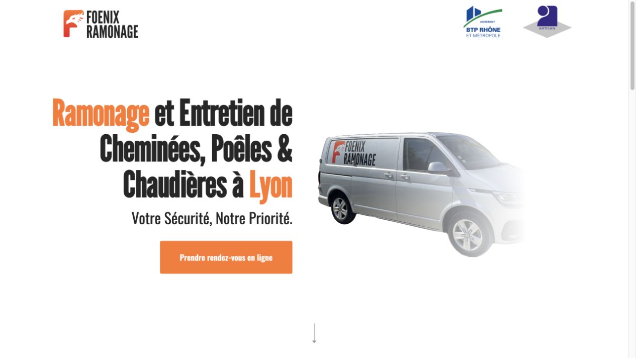 Capture du site de Fœnix Ramonage