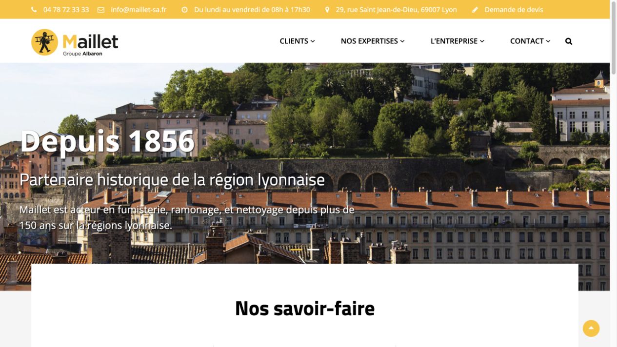 Capture du site de Maillet